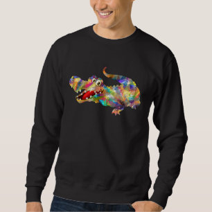 Sudadera Animales de vida silvestre de cocodrilo con bajo c
