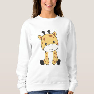Sudadera Animales dulces de jirafa para niños jirafas zooló