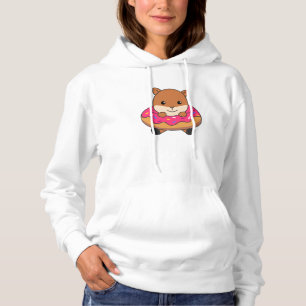 Sudadera Animales Dulces Y Graciosos De La Ardilla En Rosa 