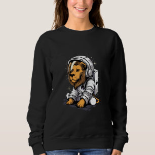 Sudadera Animales en el espacio- Astronauta de león- León e