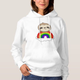 Sudadera Animales espumosos de corte de arcoiris para niños
