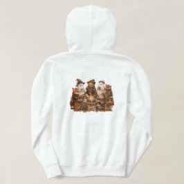 Sudadera Animales lindos del bosque de otoño jugando