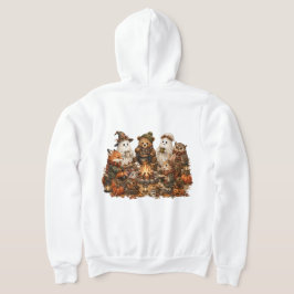 Sudadera Animales lindos del bosque de otoño jugando