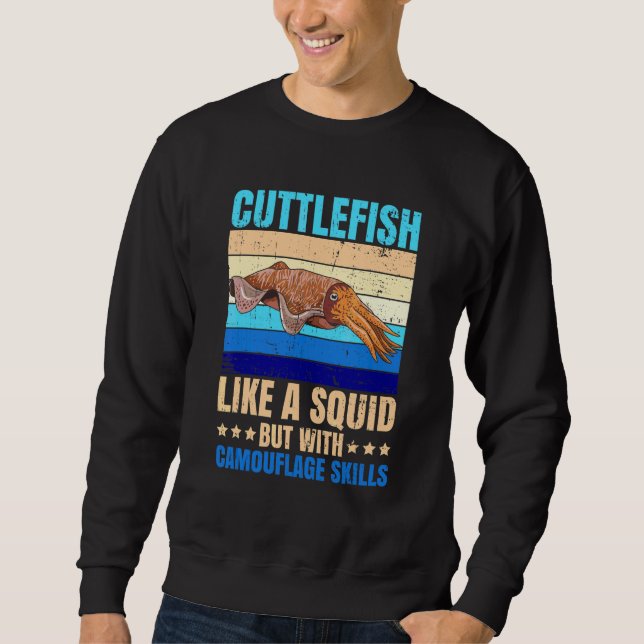 Sudadera Animales Marinos Cuttlefish Cita para un Cuttlefis (Anverso)