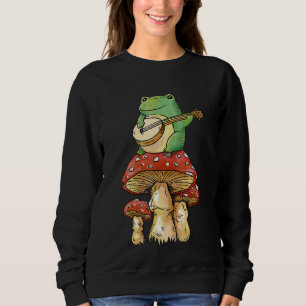 Sudadera Animales musicales femeninos de hongos femeninos d