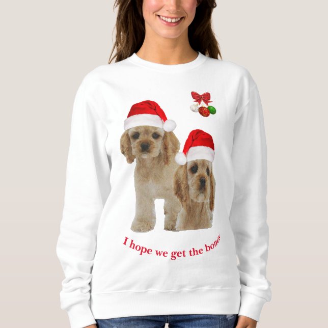 Sudadera Animales navidades (Anverso)