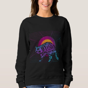 Sudadera Animales Panda Raccoon Lover Trash de Synthwave de