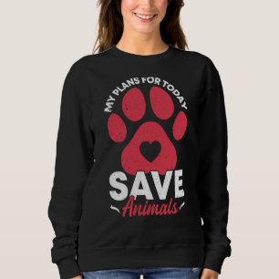 Sudadera Animales por gente activista animal rescatan a la