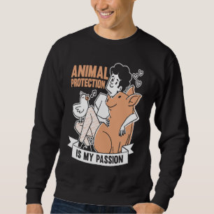Sudadera Animales por gente activista animal rescatan a la