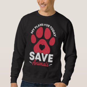 Sudadera Animales por gente activista animal rescatan a la