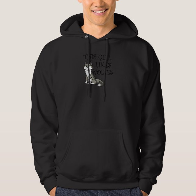 Sudadera Animales silvestres dicen lobo (Anverso)