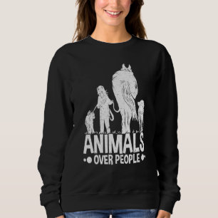 Sudadera Animales Sobre Personas Activista De Rescate De An