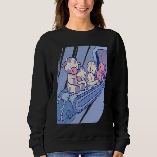 Sudadera Animales Tristes en Planta Vegetariana Vegana en C
