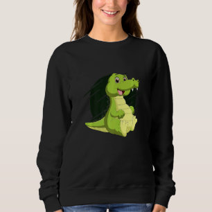 Sudadera Animales zoológicos de Cute Alligator Reptiles Pon