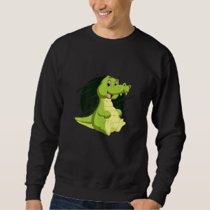 Sudadera Animales zoológicos de Cute Alligator Reptiles Pon