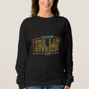 Sudadera Animando la vida de los estudiantes de derecho par