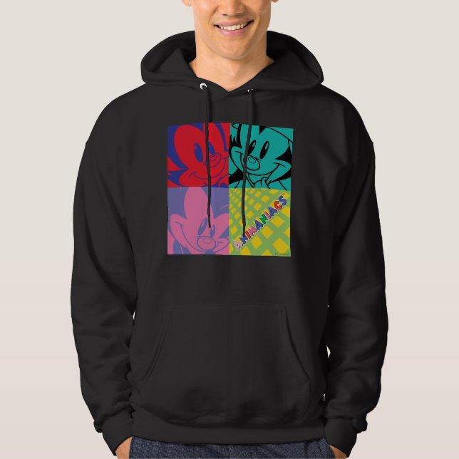 Sudadera Animaniacs | Gráfico de arte pop de Warner Sibling (Anverso)