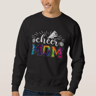 Sudadera Animar a la mamá con estampado de teñido de nudos