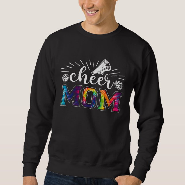 Sudadera Animar a la mamá con estampado de teñido de nudos  (Anverso)