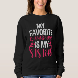 Sudadera Animar Grito Hermana Mi animadora favorita es