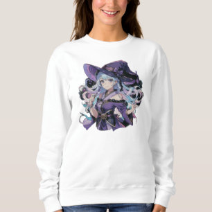 Sudadera Anime/Bruja/halloween 
