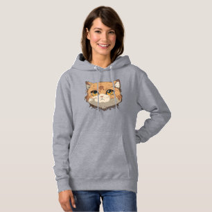Sudadera Anime Cat Face