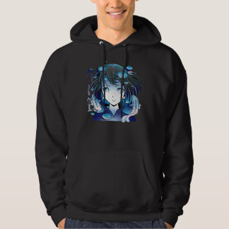 Sudadera Anime Chica Koi Fish 