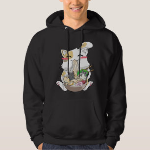 Sudadera Anime de Gato Ramen Kawaii Tazón de Neko Ramen