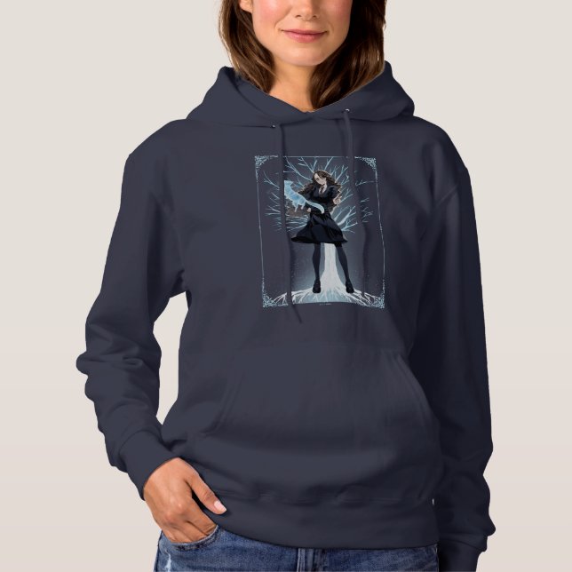 Sudadera Anime el Patronus nutria de Hermione Granger (Anverso)
