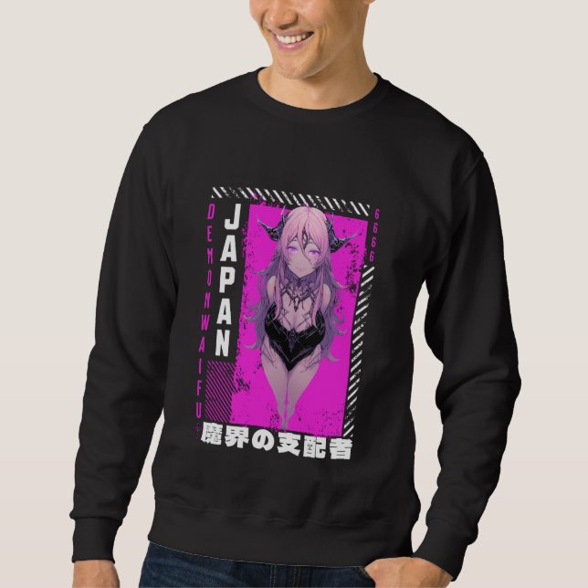 Sudadera Anime Grunge Waifu Japan Rock Emo Japanese Anime G (Anverso)