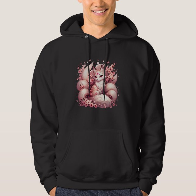Sudadera Anime Kawaii Kitsune Fox Japanese Nine Tailed Magi (Anverso)