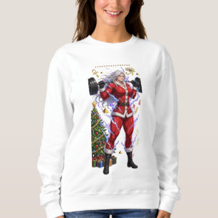 Sudadera Anime Mamá Músculos Navidad - Arte de Ganancias de