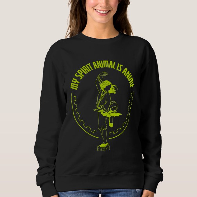 Sudadera Anime Merch - My Spirit Animal is Anime - Anime (Anverso)