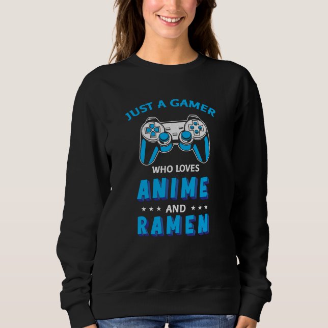 Sudadera Anime perfecto, Videojuegos y Ramen (Anverso)