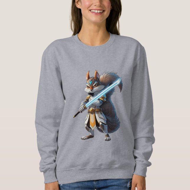 Sudadera Anime Samurai Squirrel Warrior (Anverso)