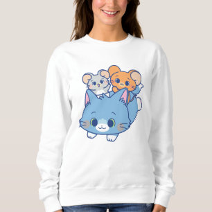 Sudadera Anime Tom, Jerry y Tuffy