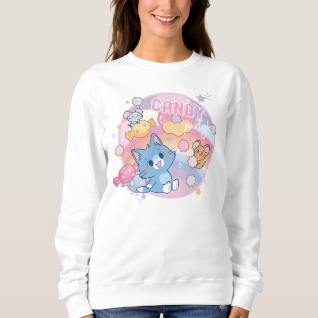 Sudadera Anime Tom y Jerry Candy Fiesta (Anverso)