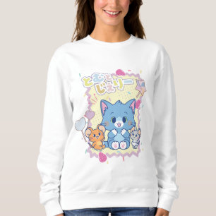 Sudadera Anime Tom y Jerry Strawberry Fun