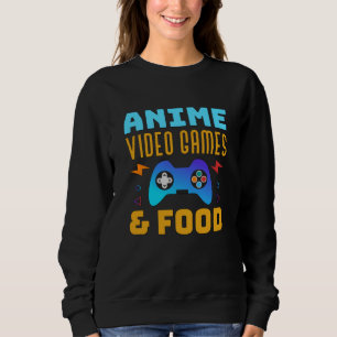 Sudadera Anime, Videojuegos & Comida   Diseño Encantador