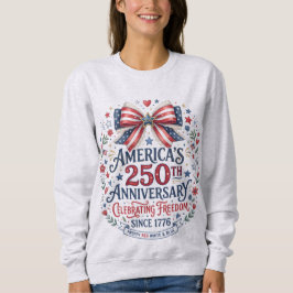 Sudadera Aniversario 250 de América Lazo Coquette Elegante