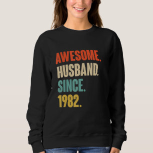 Sudadera Aniversario de 40 Bodas de su maravilloso marido S