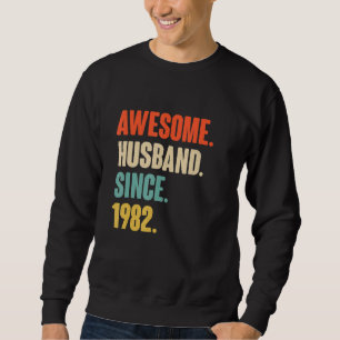 Sudadera Aniversario de 40 Bodas de su maravilloso marido S