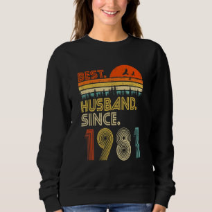 Sudadera Aniversario de bodas del hombre 41  Mejor esposo d