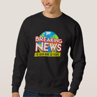 Sudadera Aniversario de servicio 20 años aniversario de la 