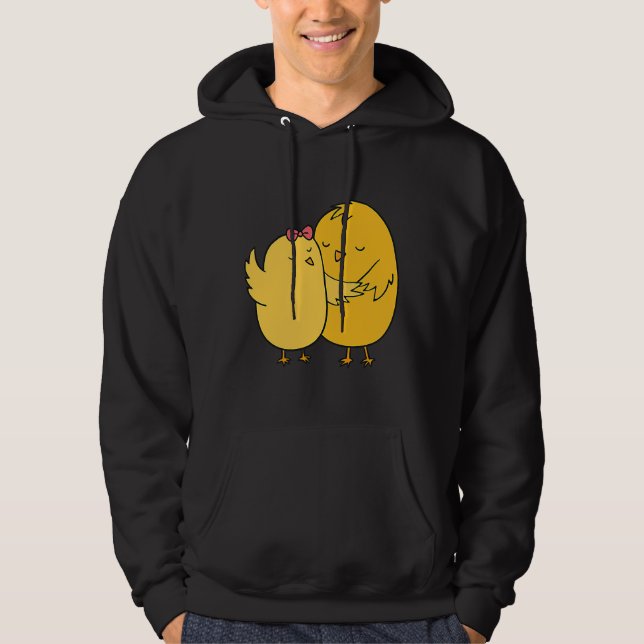 Sudadera Aniversario del Boda de verano de pollo (Anverso)