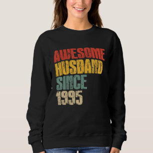 Sudadera Aniversario del Boda Mens 28 por su maravilloso Hu