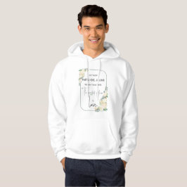 Sudadera Aniversario del Boda religioso Fe Esperanza Amor