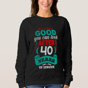 Sudadera Aniversario del Trabajo 40 años de la Compañía de
