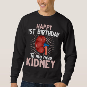 Sudadera Aniversario divertido del trasplante de riñón