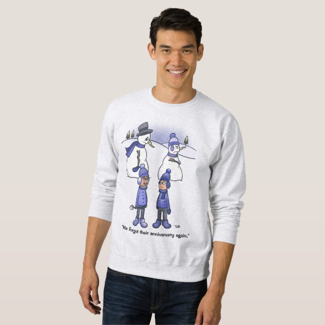 Sudadera Aniversario olvidado masculino (Anverso completo)